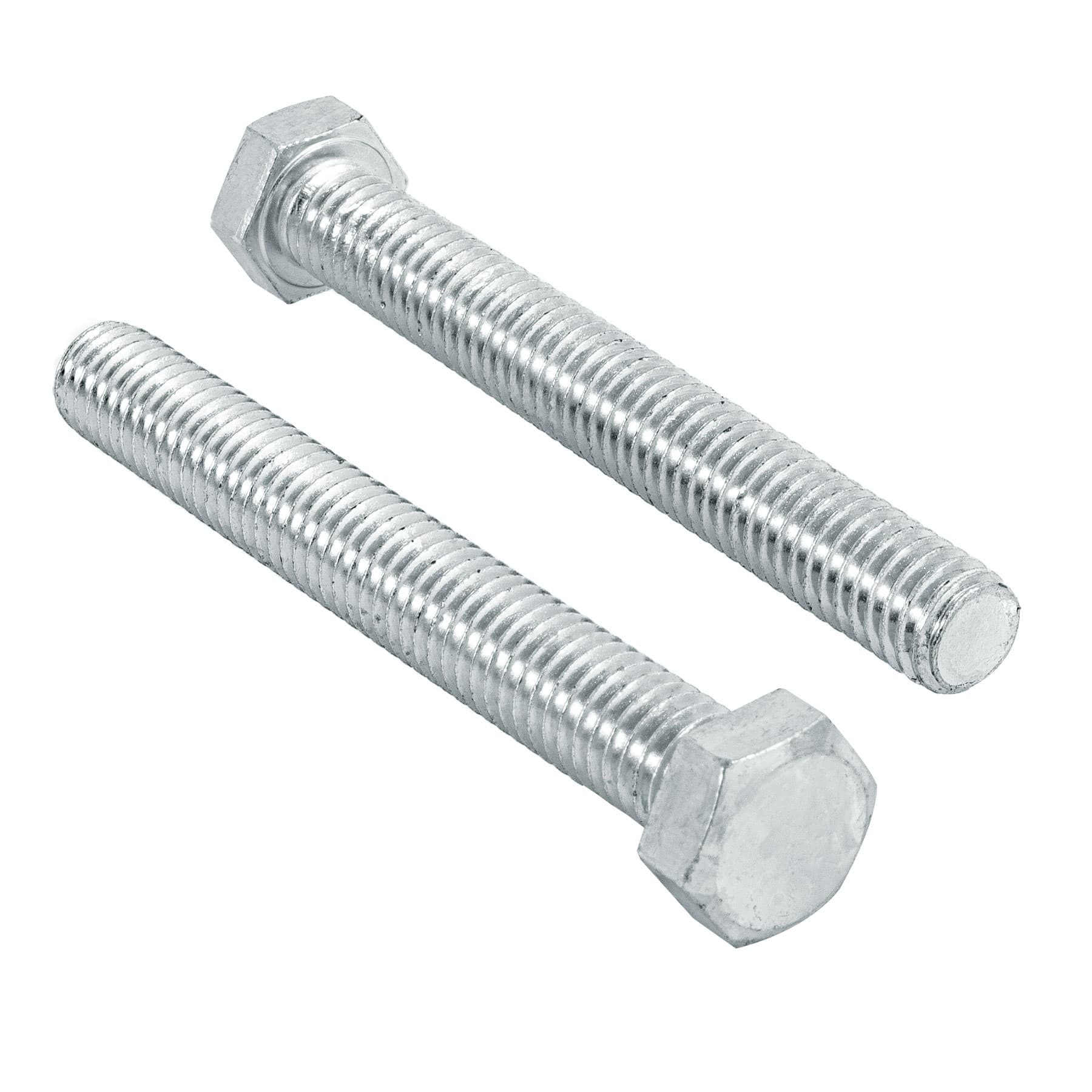 Tornillo acero galvanizado tipo máquina 3/8x3", 40 pzas