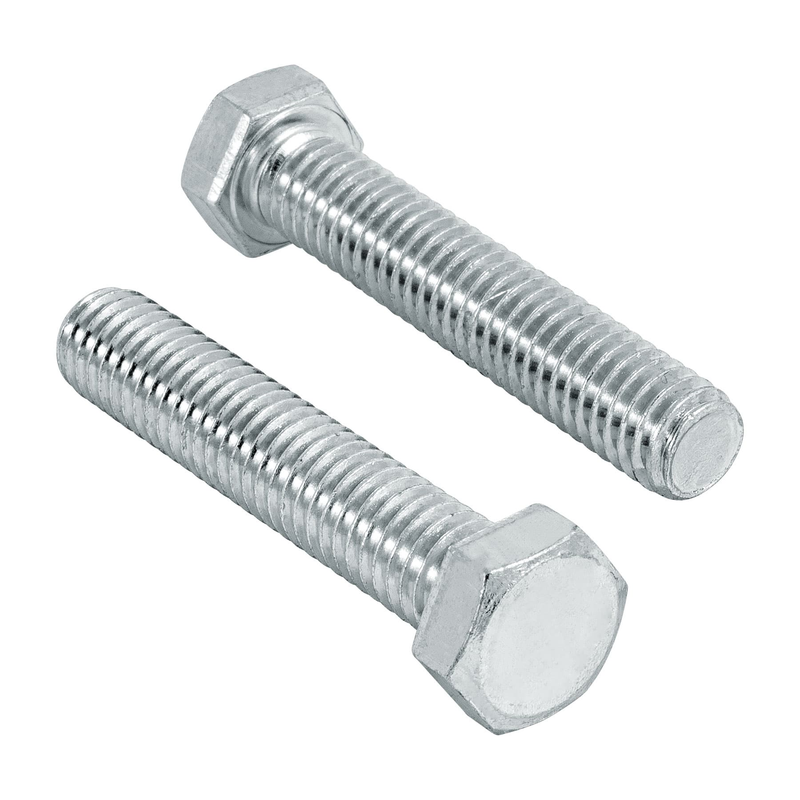 Tornillo acero galvanizado tipo máquina 3/8x2", 60 pzas