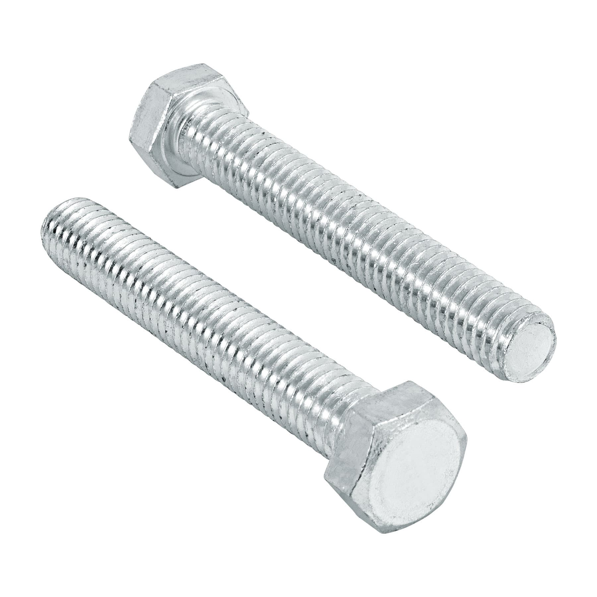 Tornillo acero galvanizado tipo máquina 3/8x2 1/2", 50 pzas