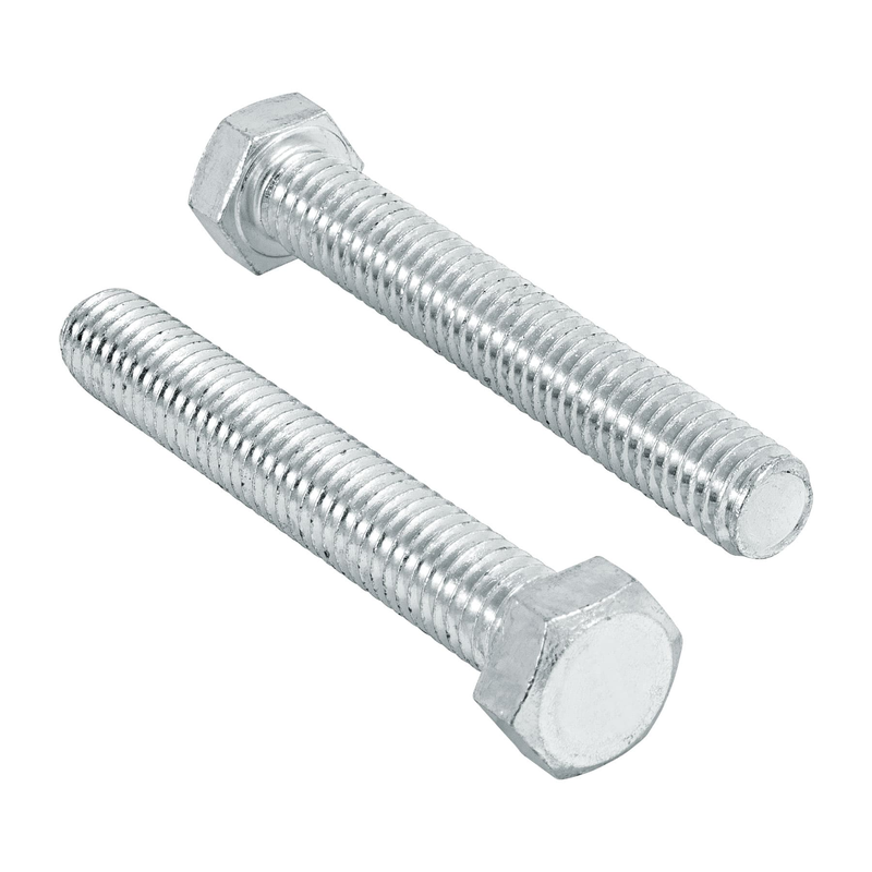 Tornillo acero galvanizado tipo máquina 3/8x2 1/2", 50 pzas