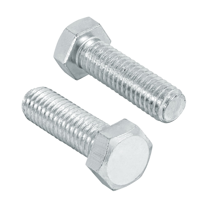 Tornillo acero galvanizado tipo máquina 3/8x1 1/4", 40 pzas