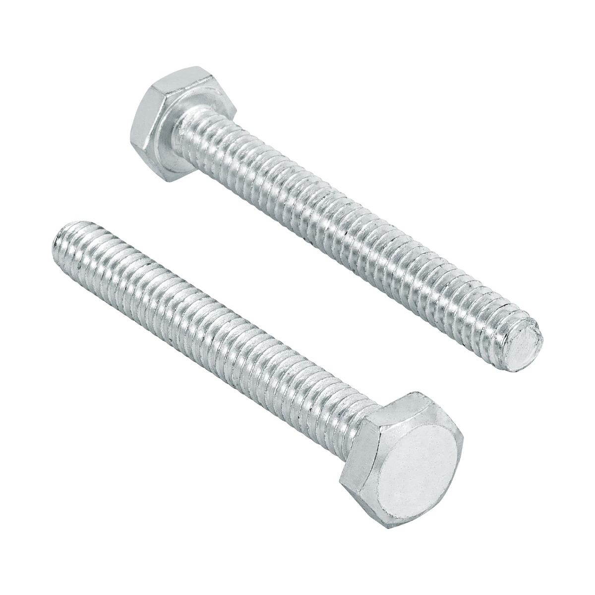 Tornillo acero galvanizado tipo máquina 1/4x2", 60 pzas