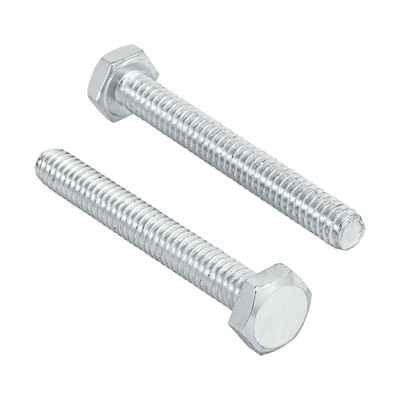 Tornillo acero galvanizado tipo máquina 1/4x2", 60 pzas
