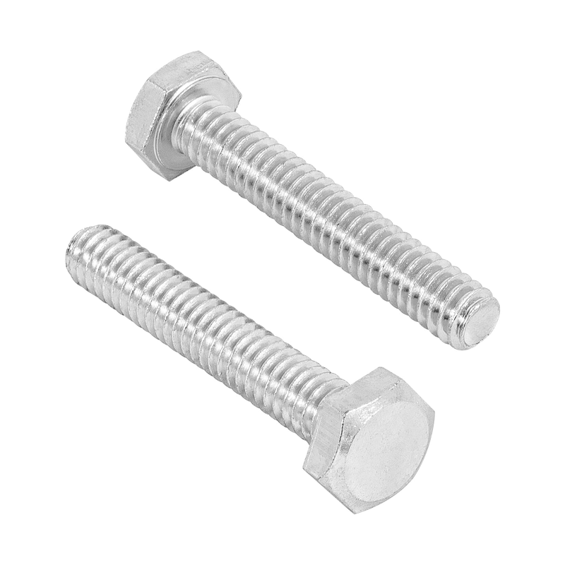 Tornillo acero galvanizado tipo máquina 1/4x1 1/2", 80 pzas