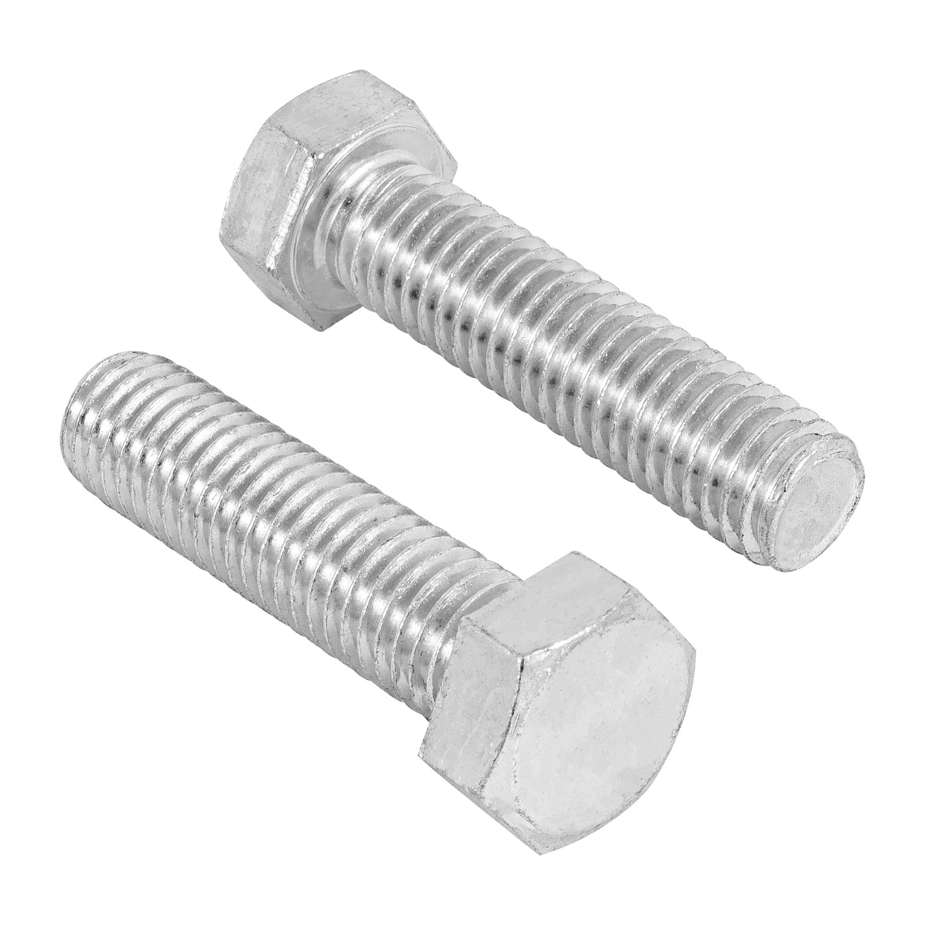 Tornillo acero galvanizado tipo máquina 1/2x2", 30 pzas