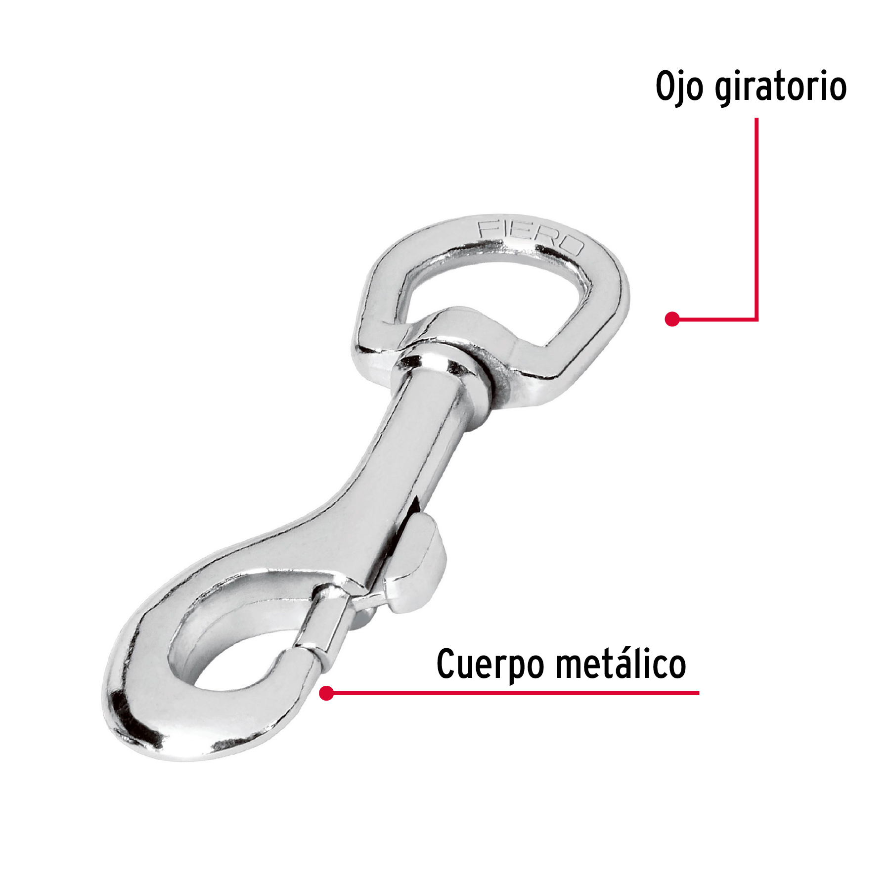 Bandola destorcedora, de zinc, 4¼"