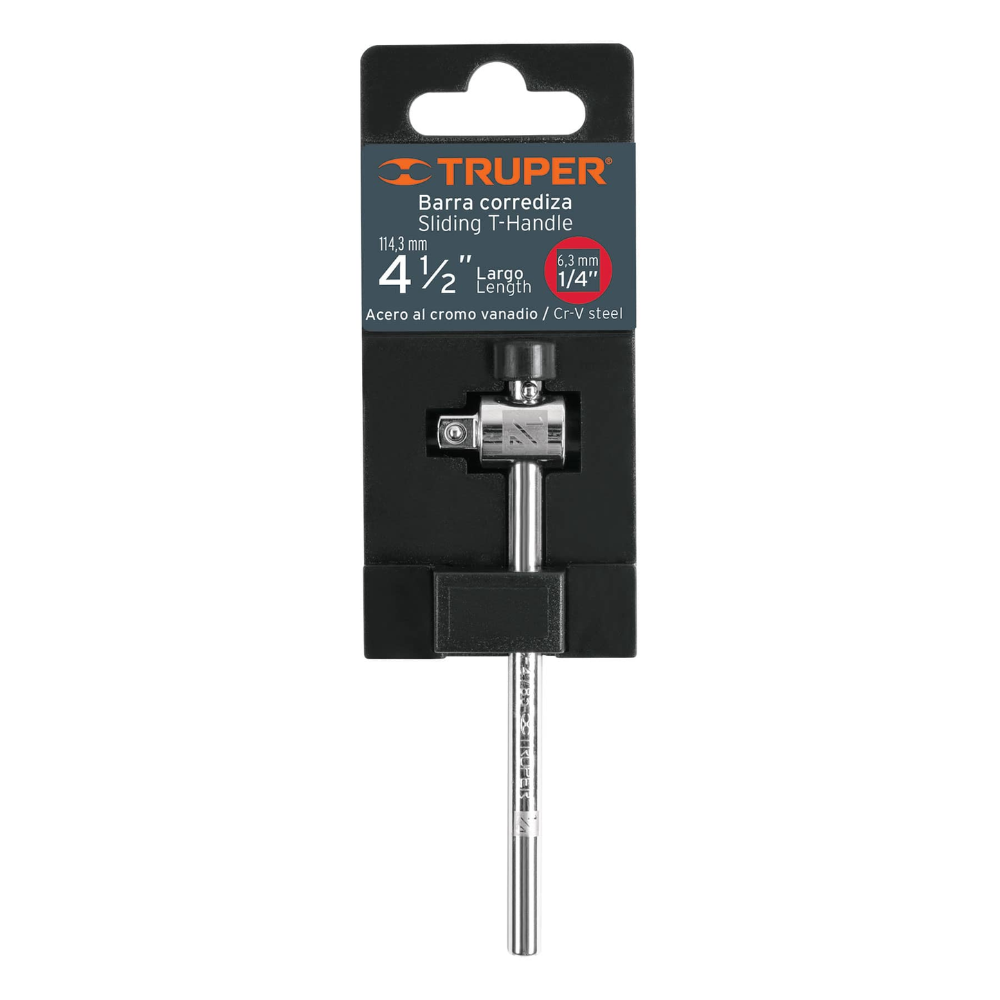 Barra corrediza para dados cuadro 1/4"