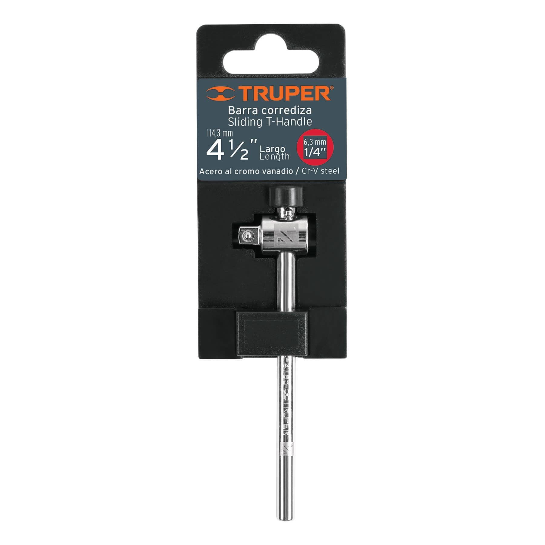 Barra corrediza para dados cuadro 1/4"