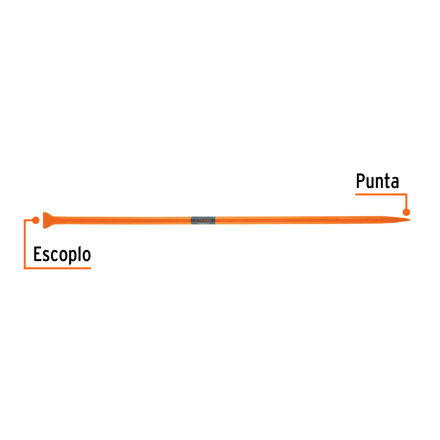 Barreta de punta de 1-1/4" x 175 cm