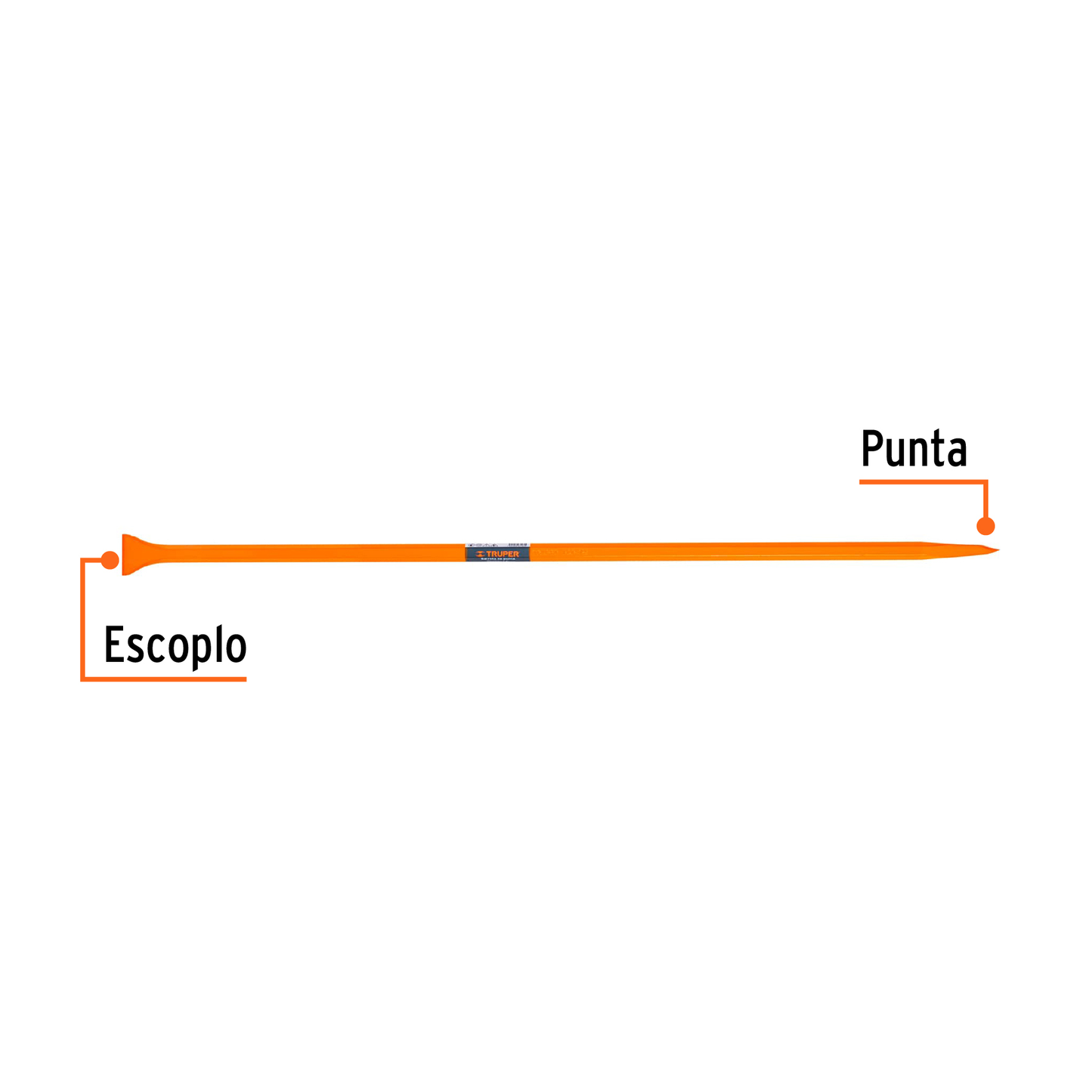 Barreta de punta de 7/8" x 125 cm