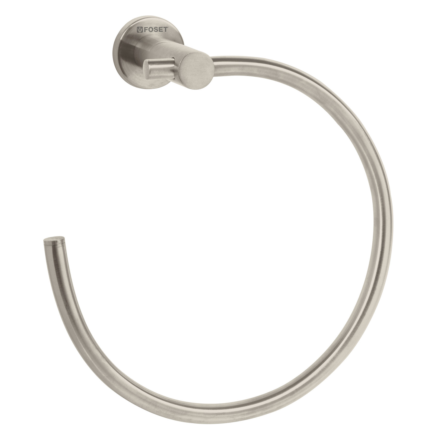 Toallero de argolla, satinado, línea Element
