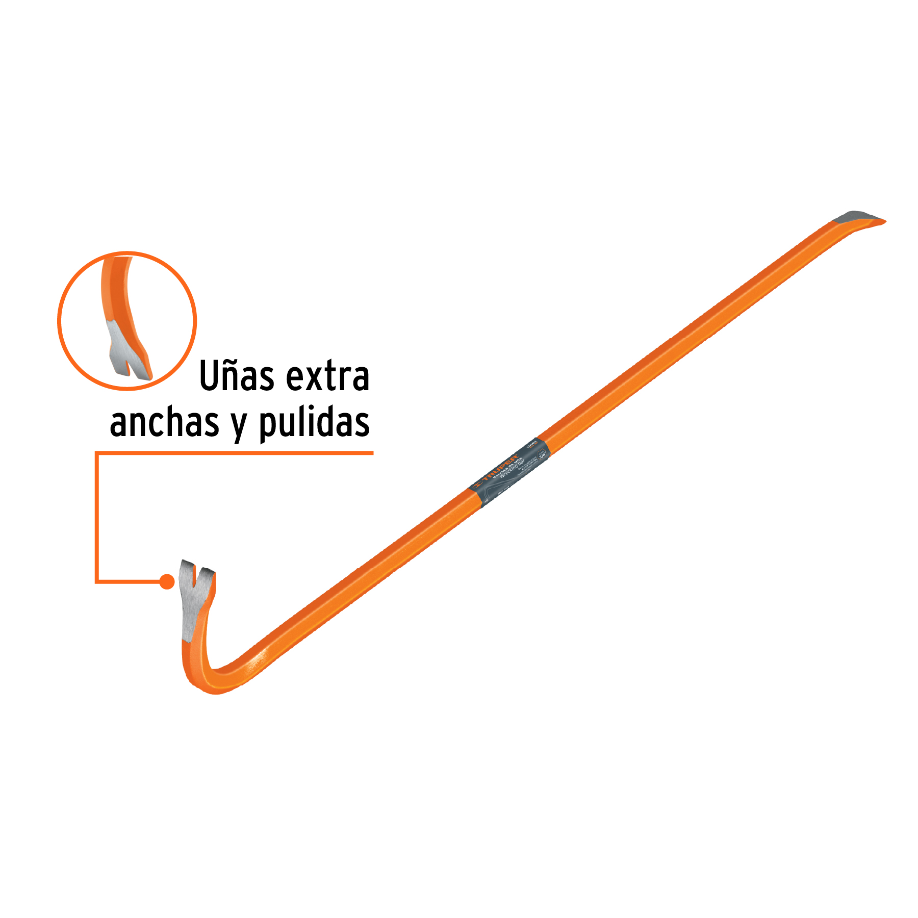 Barreta de uña de 3/4" x 90 cm