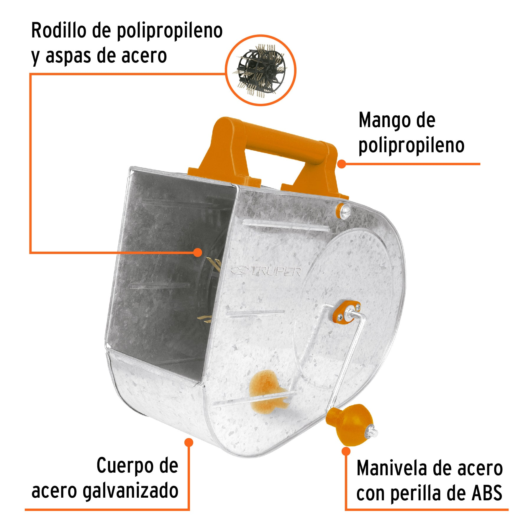Tirolera galvanizada