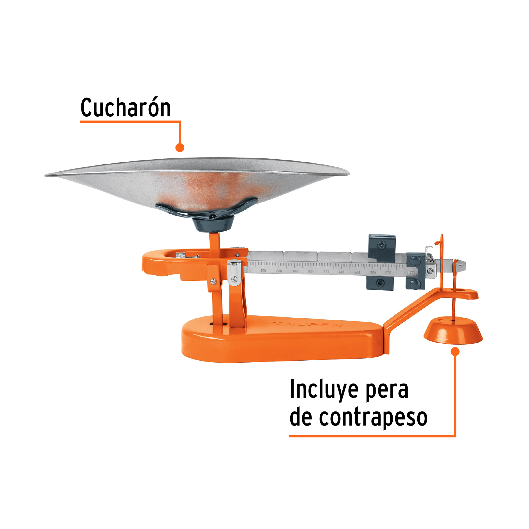 Báscula mecánica con cucharón de 10 kg