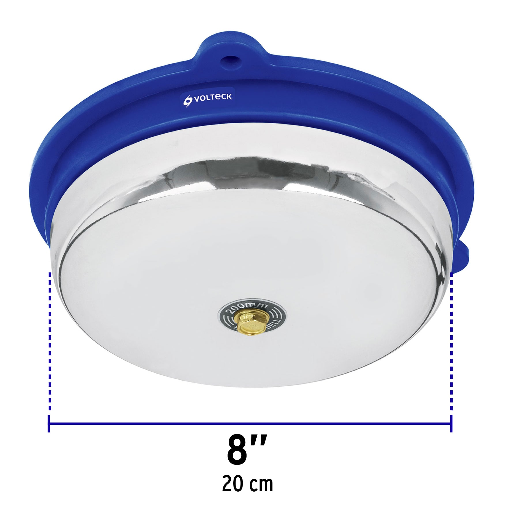 Timbre tipo campana, 8", Volteck