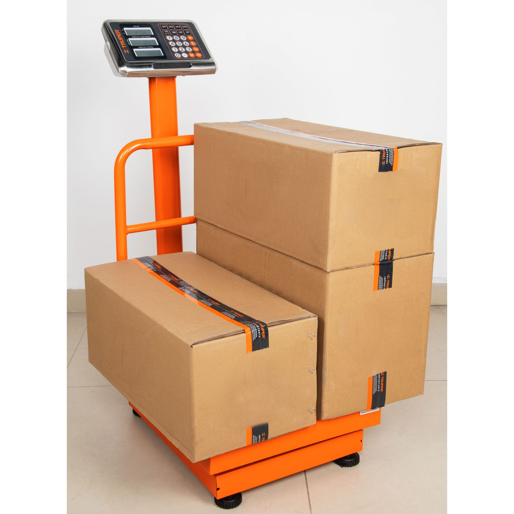 Báscula plegable de plataforma capacidad 200 Kg.