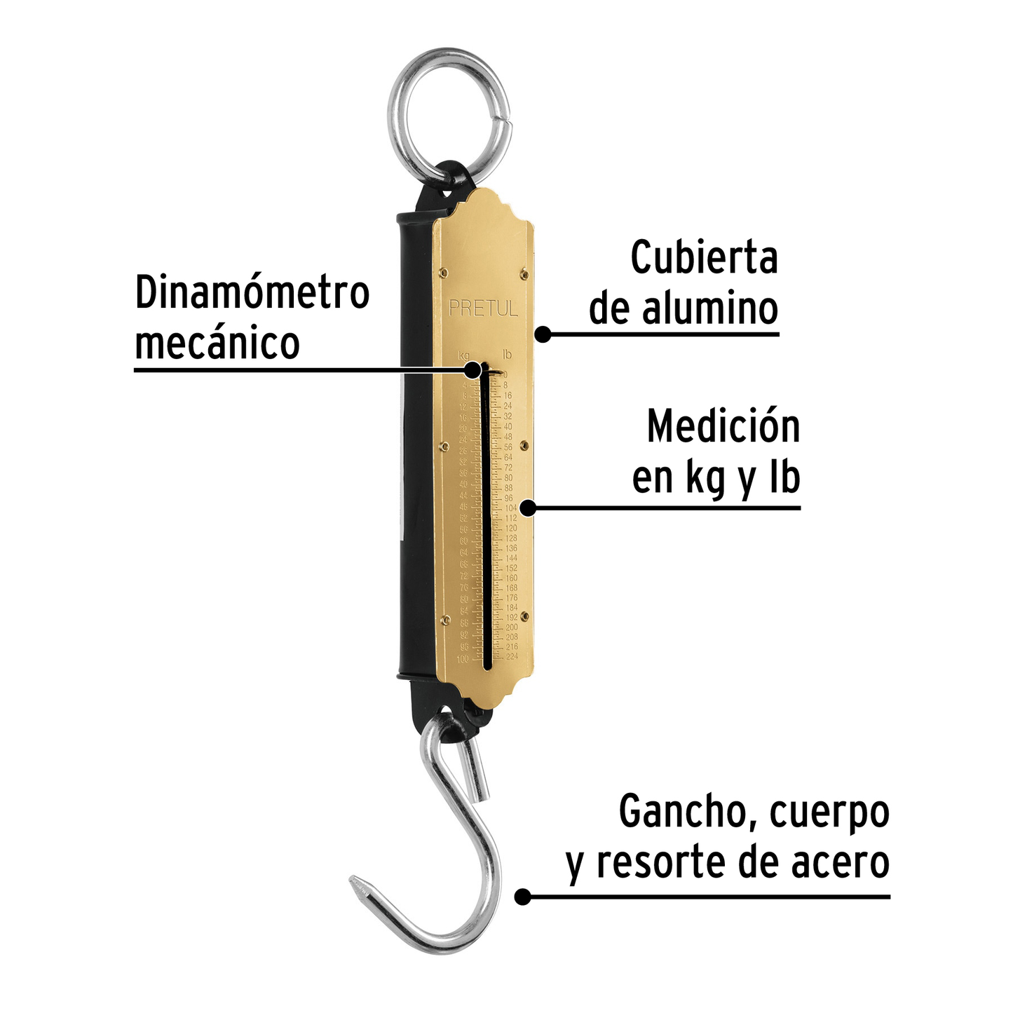 Báscula romana de resorte de 100 kg, Pretul