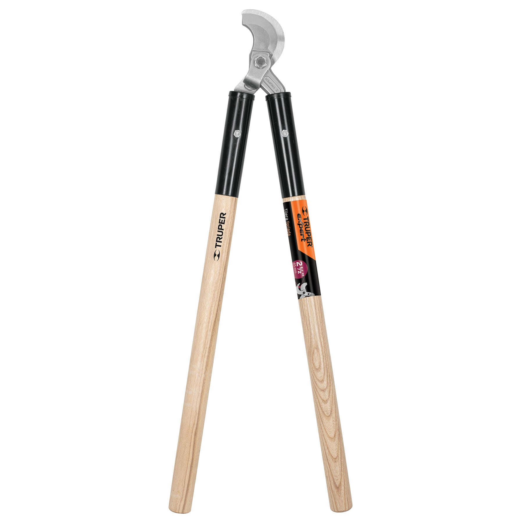 Tijera para ramas 33", mango de madera, uso rudo
