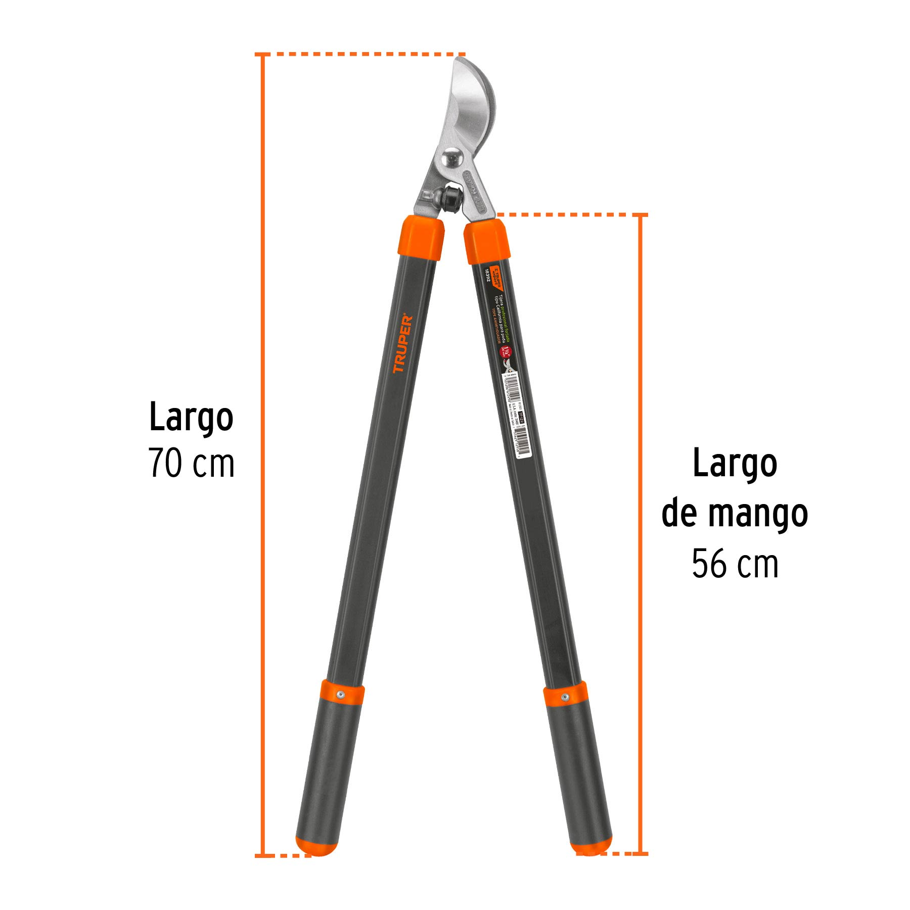 Tijera para ramas 21", mango madera, tipo California