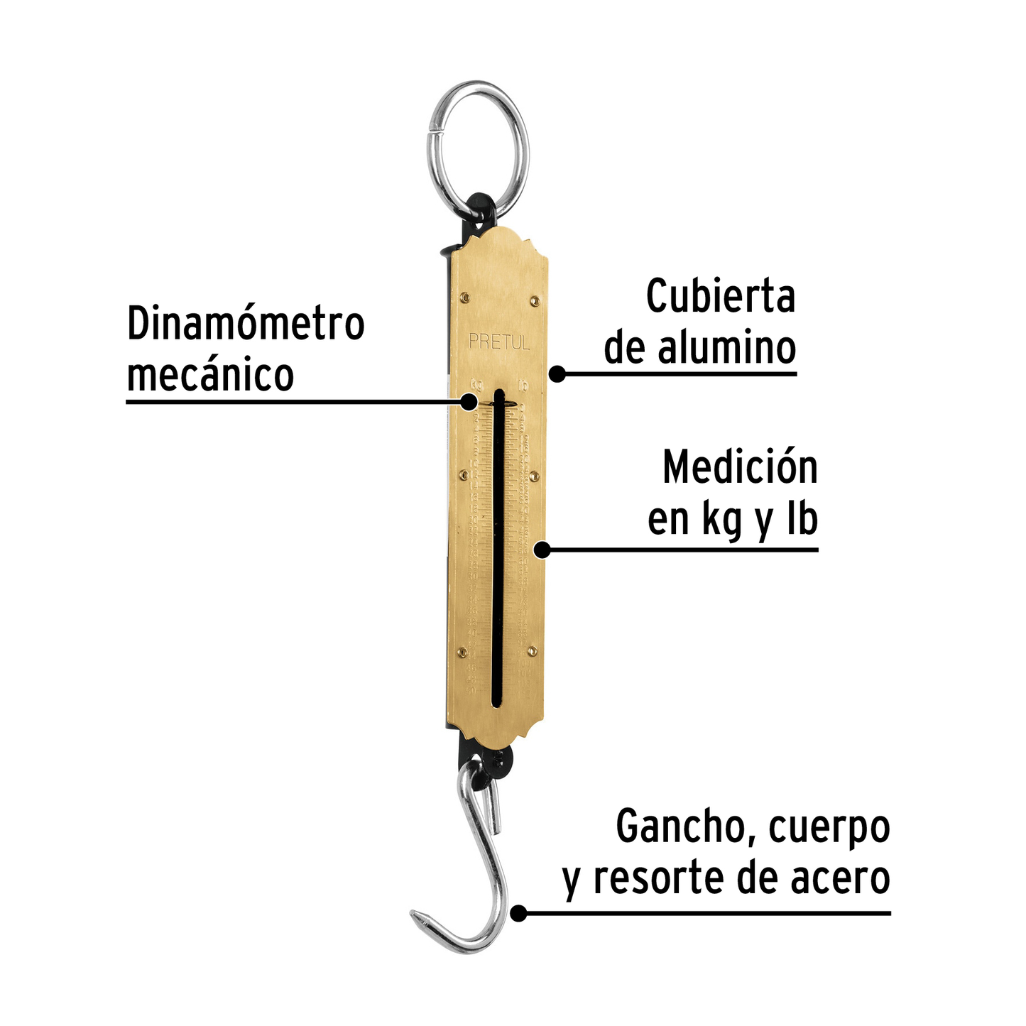 Báscula romana de resorte de 50 kg, Pretul