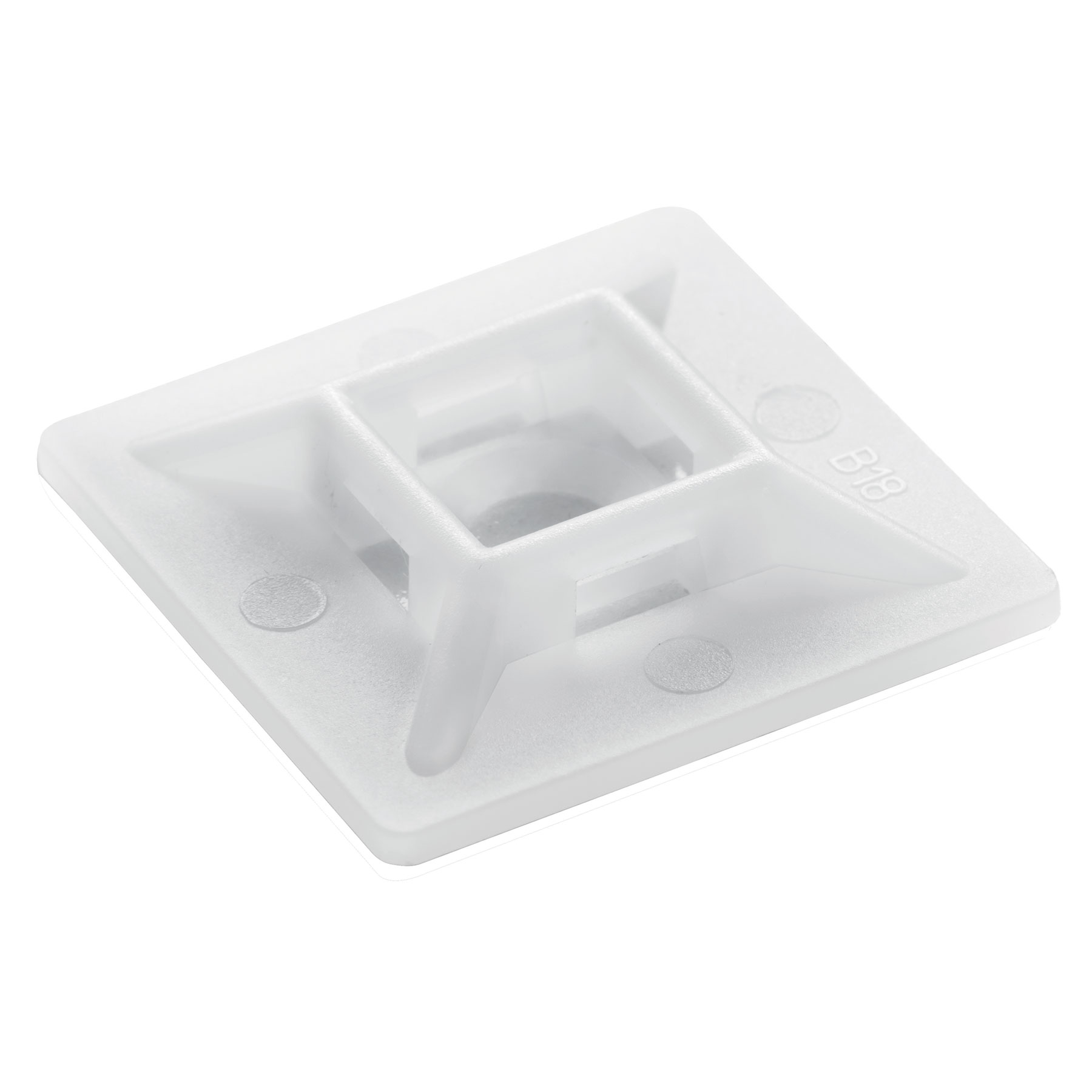 Base auto adherible para cinchos sujetacables 3 x 3 cm