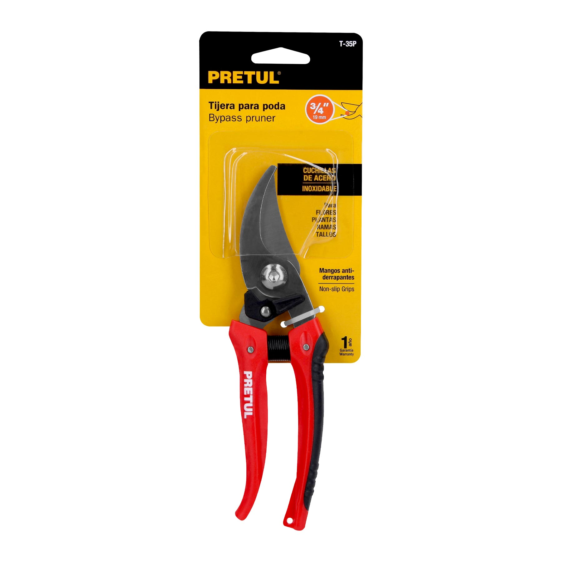 Tijera para poda, cuchilla de paso, 8-1/2", Pretul