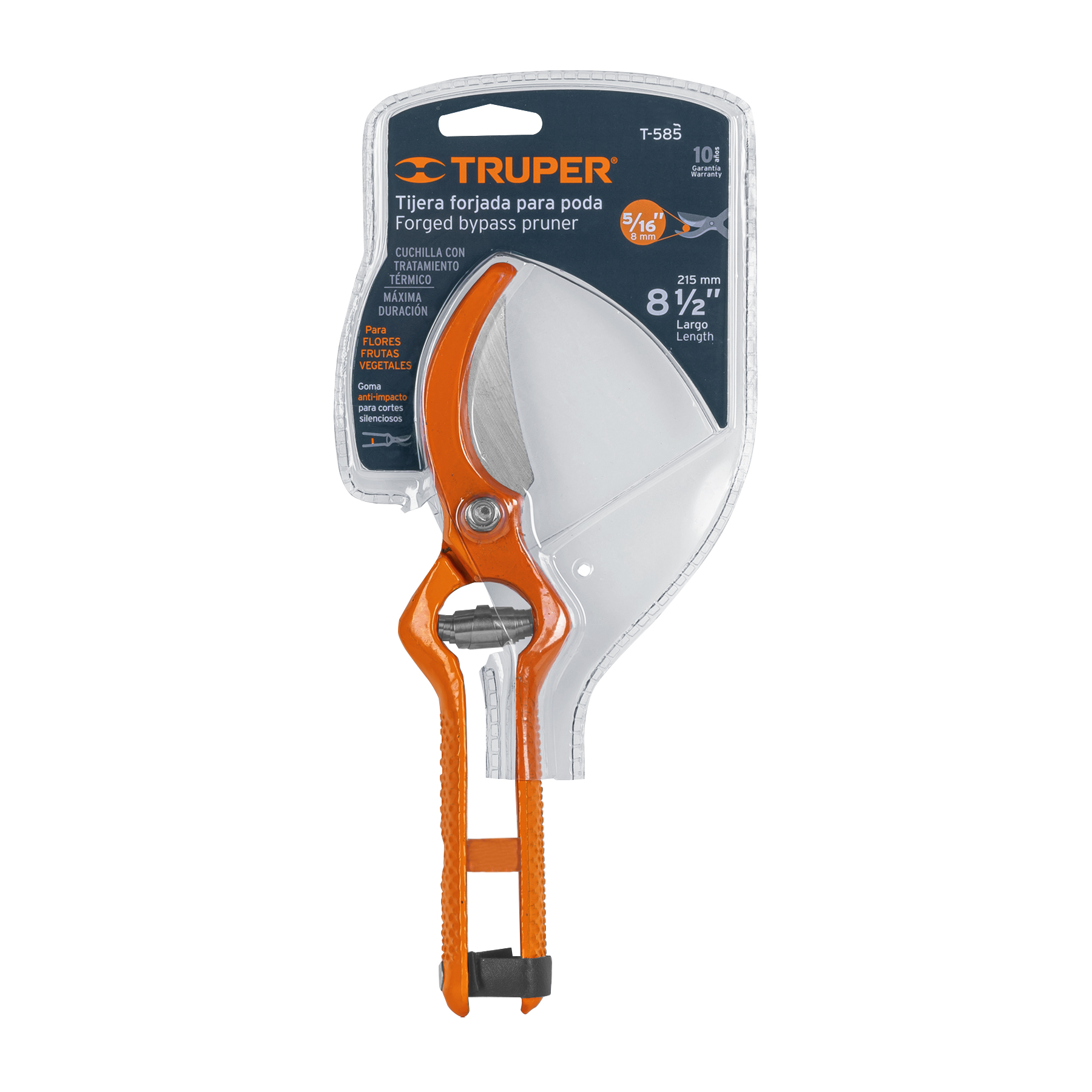 Tijera para poda 8.5", forjada