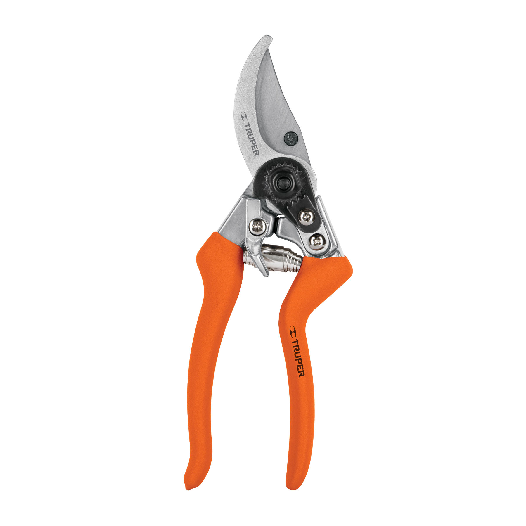 Tijera para poda 8",curva, cuerpo aluminio, cuchilla de paso