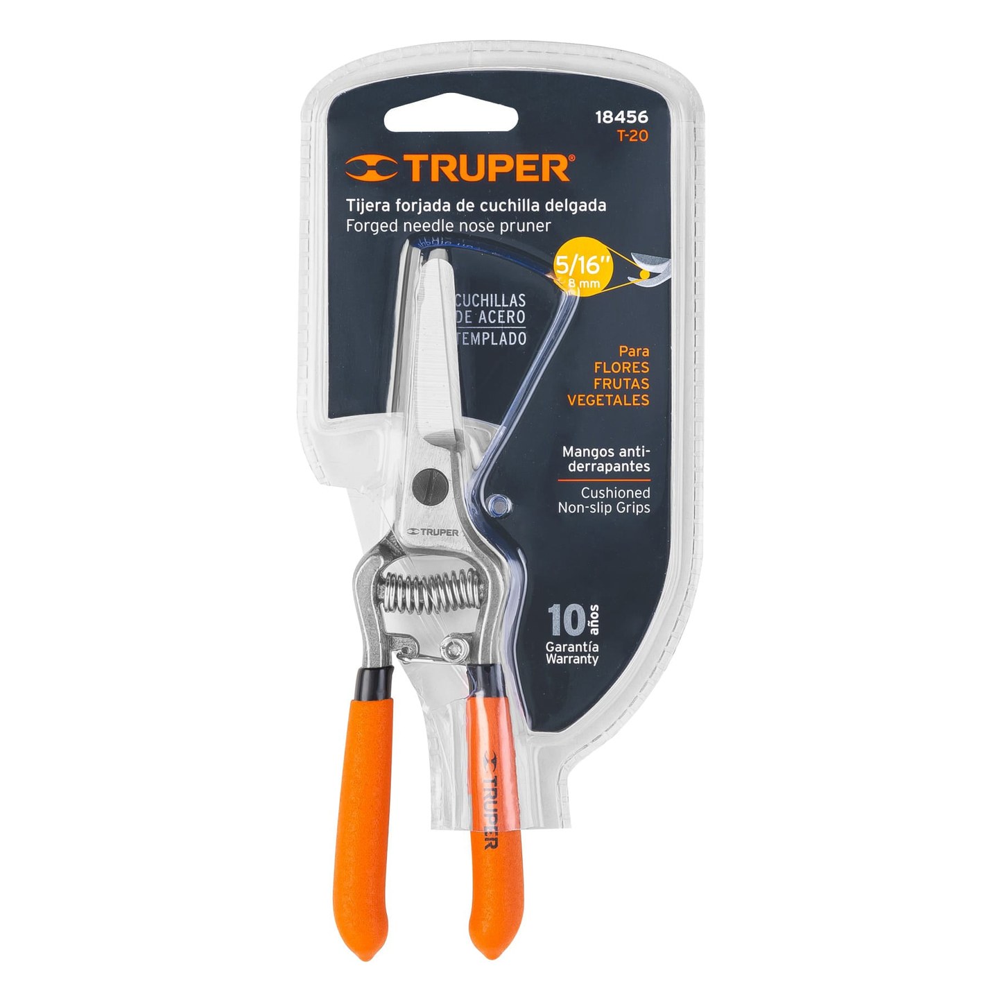 Tijera para poda 6", cuchilla delgada