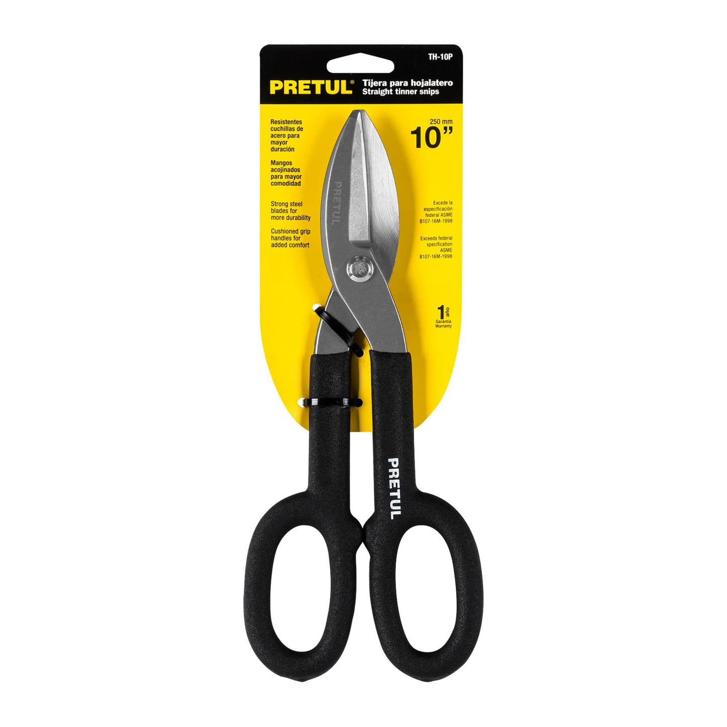 Tijera para hojalatero 10" Pretul