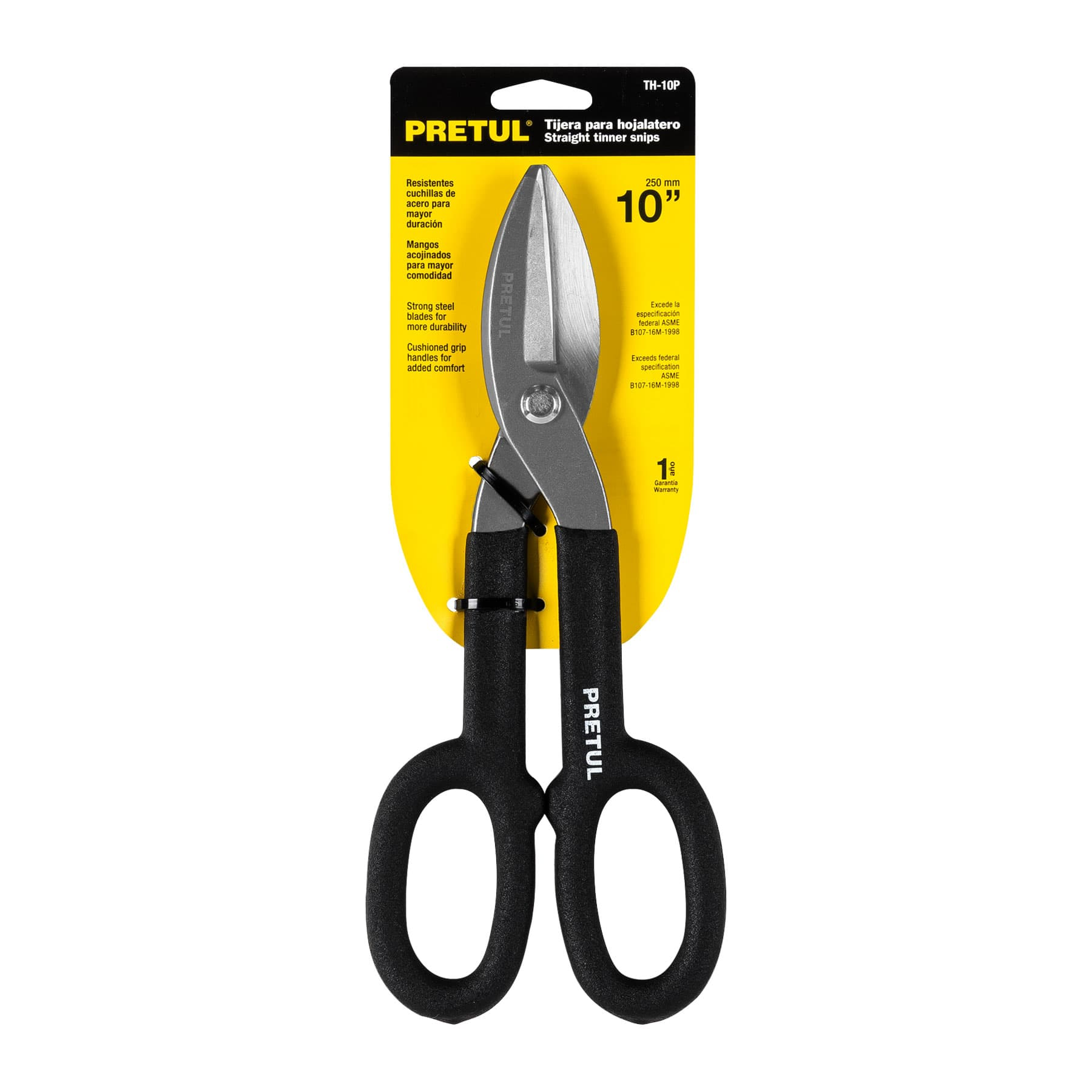 Tijera para hojalatero 10" Pretul