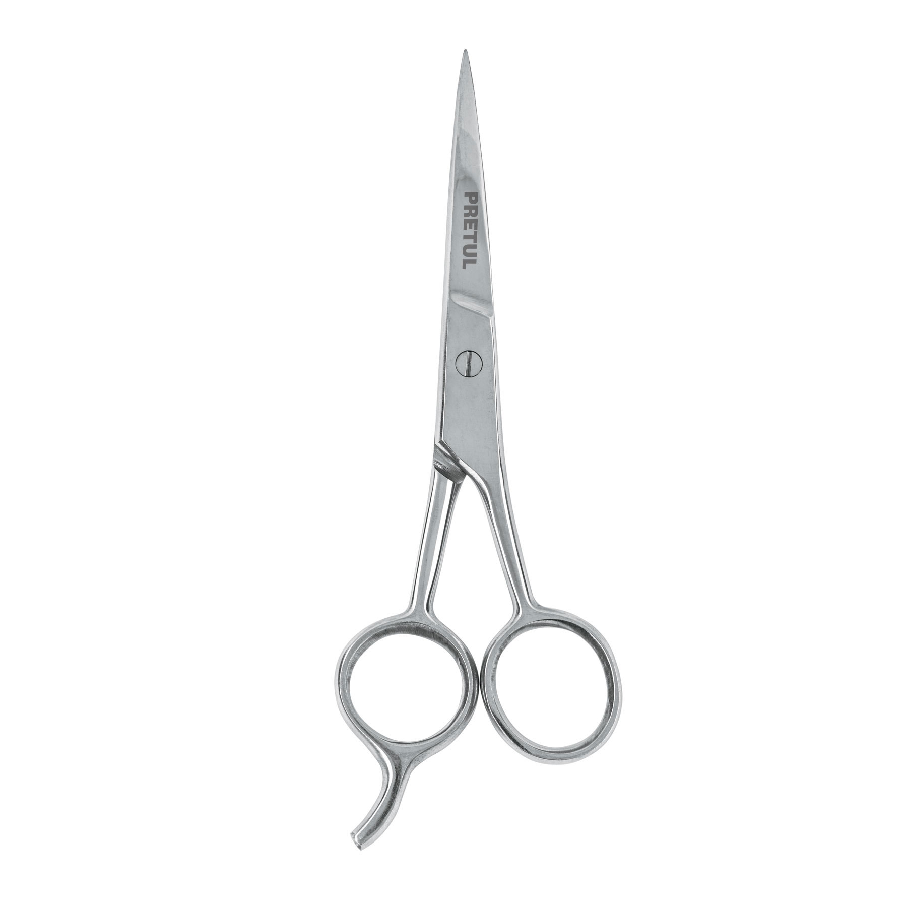 Tijera para estilista con gancho, 5-1/2", pretul