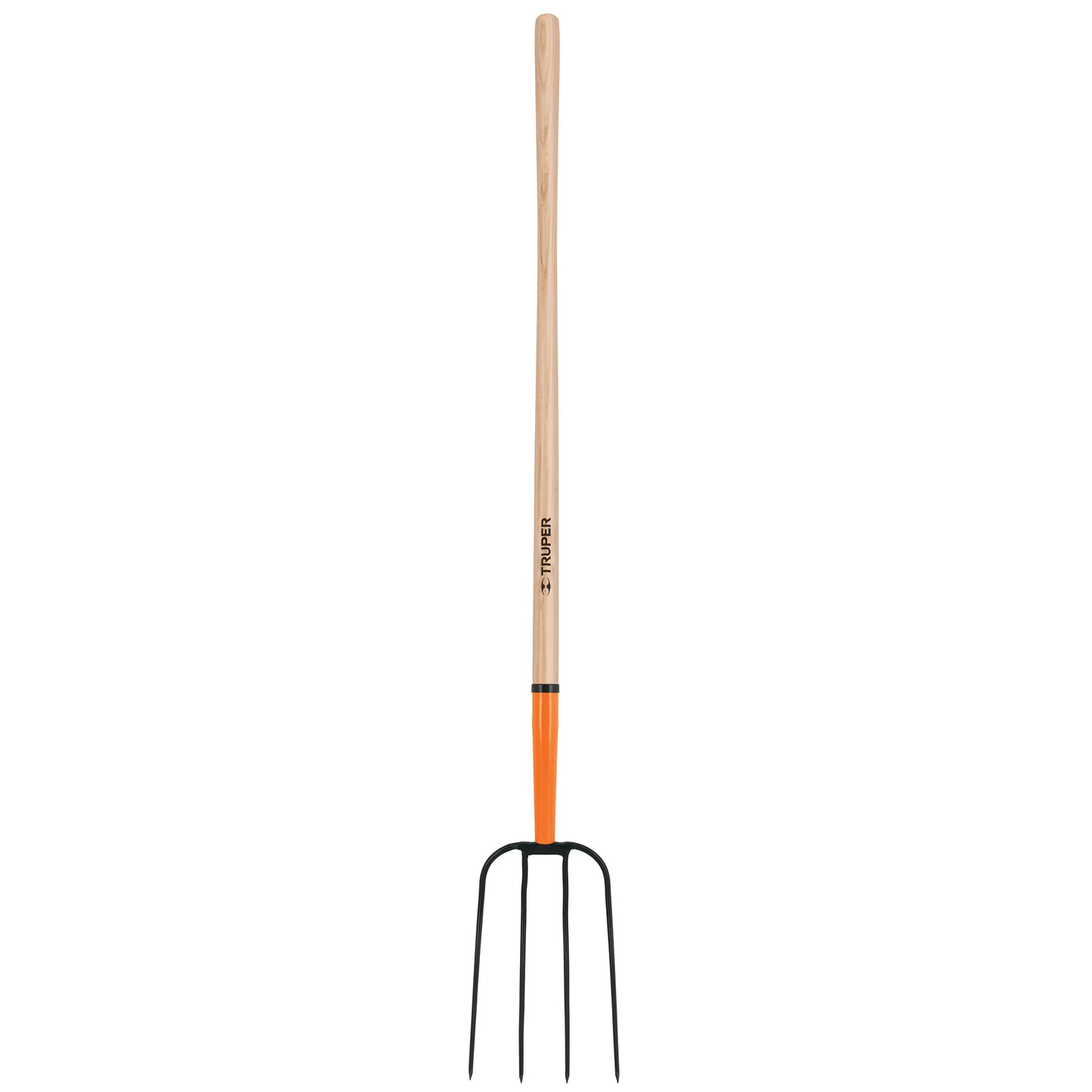 Bieldo para paja, 4 dientes, mango 48"