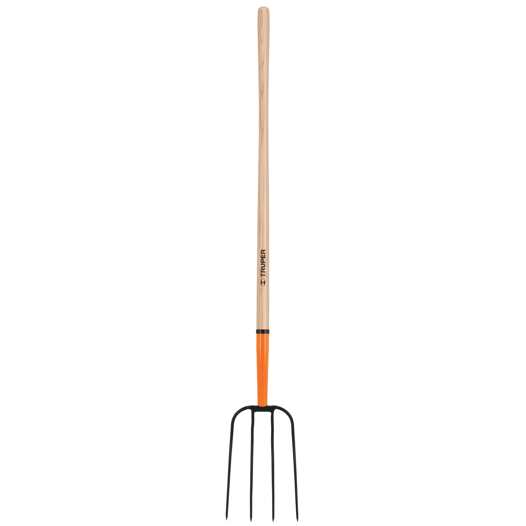 Bieldo para paja, 4 dientes, mango 48"
