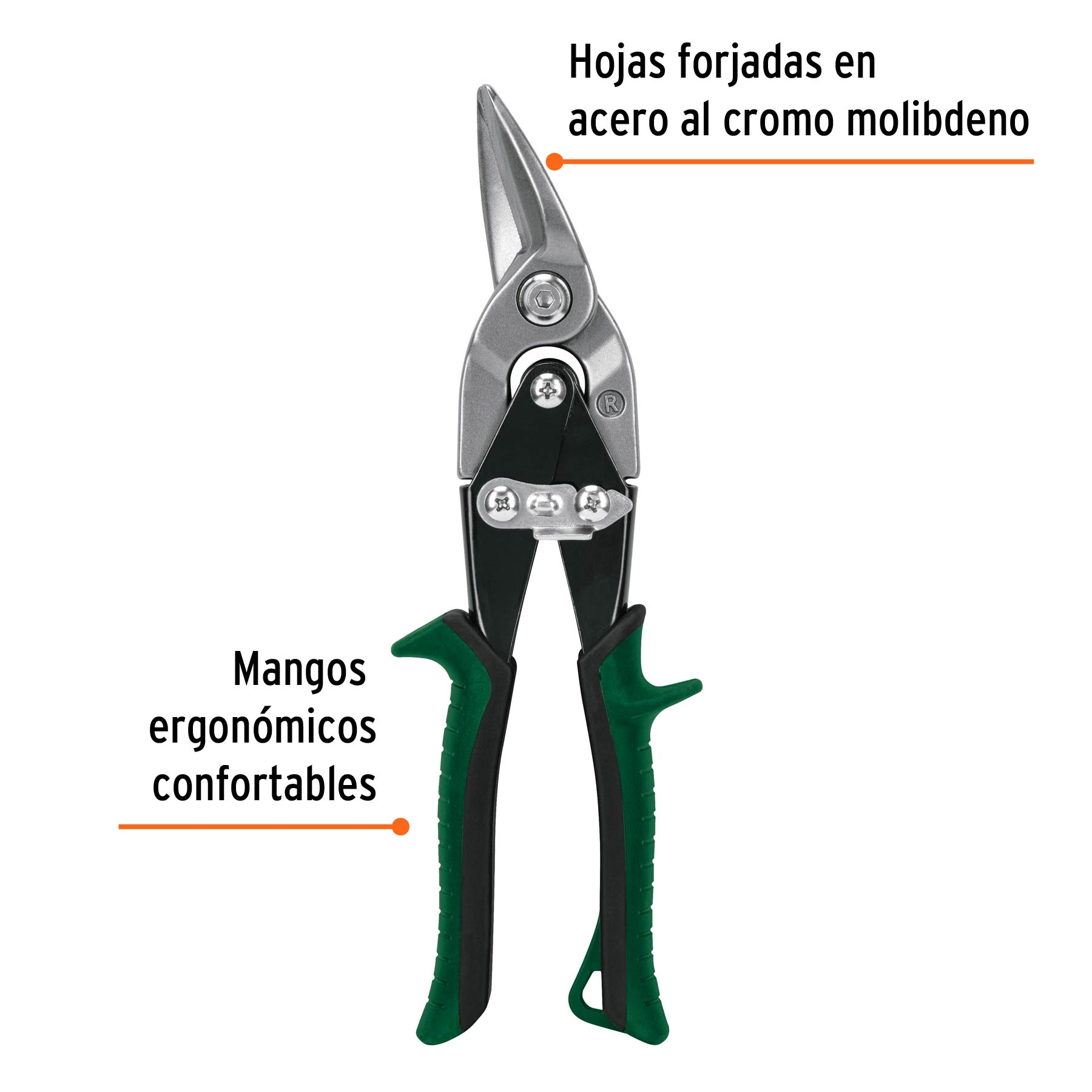 Tijera de aviación derecha