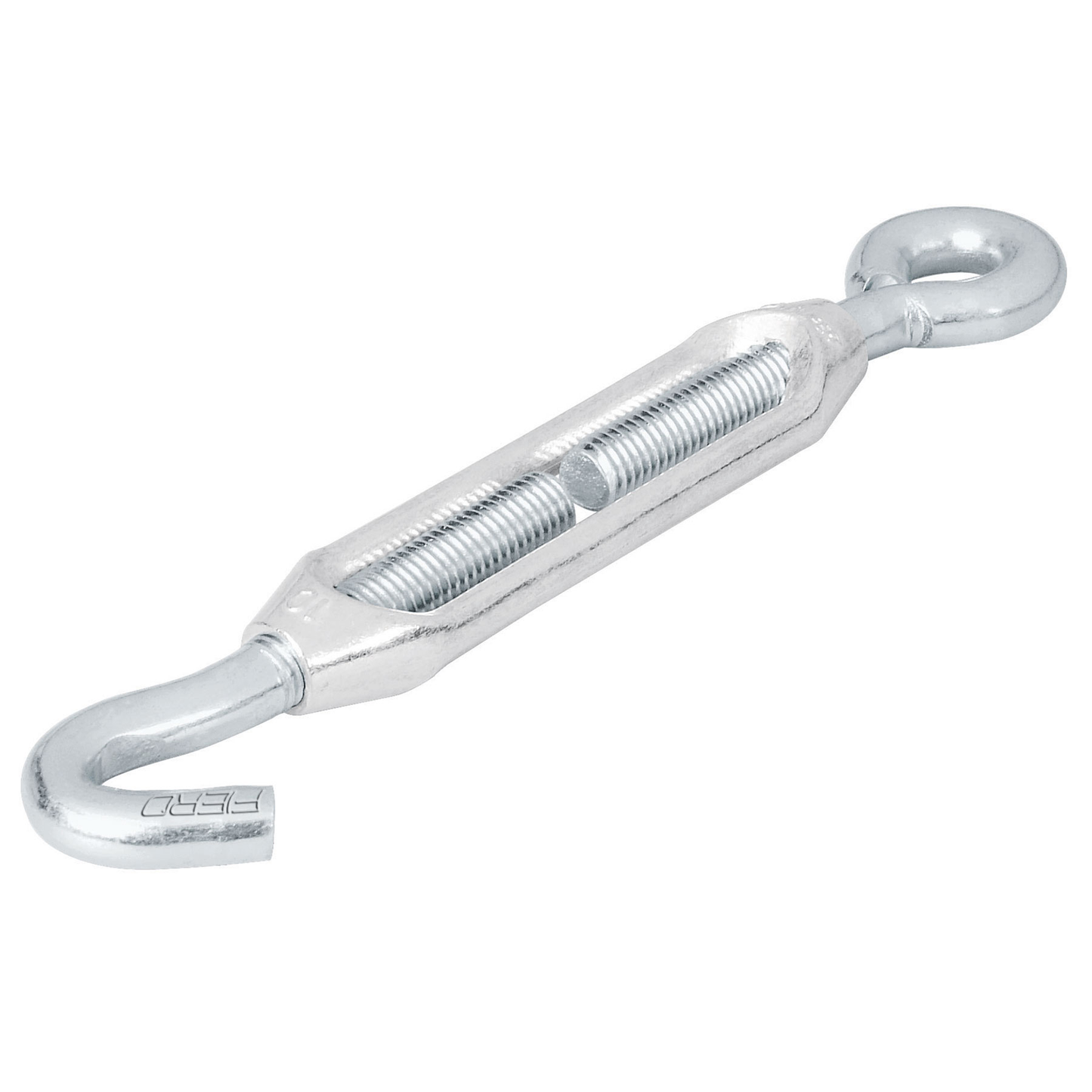 Tensor zinc, 3/8", gancho-argolla