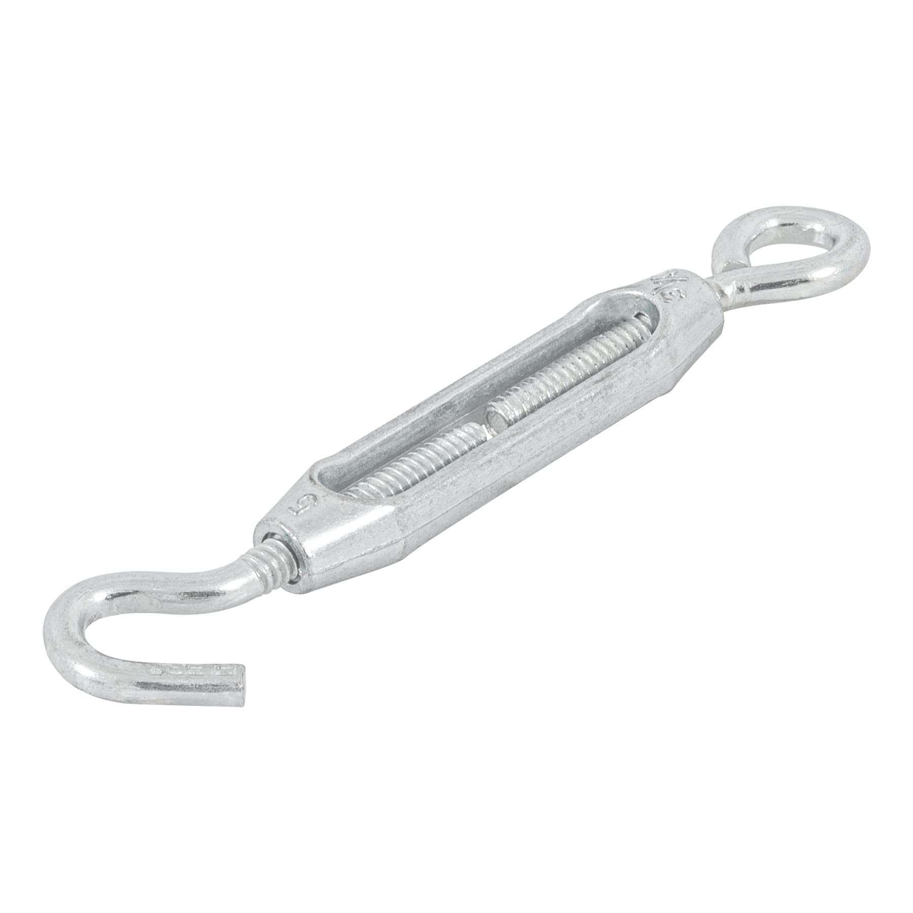 Tensor zinc, 3/16", gancho-argolla