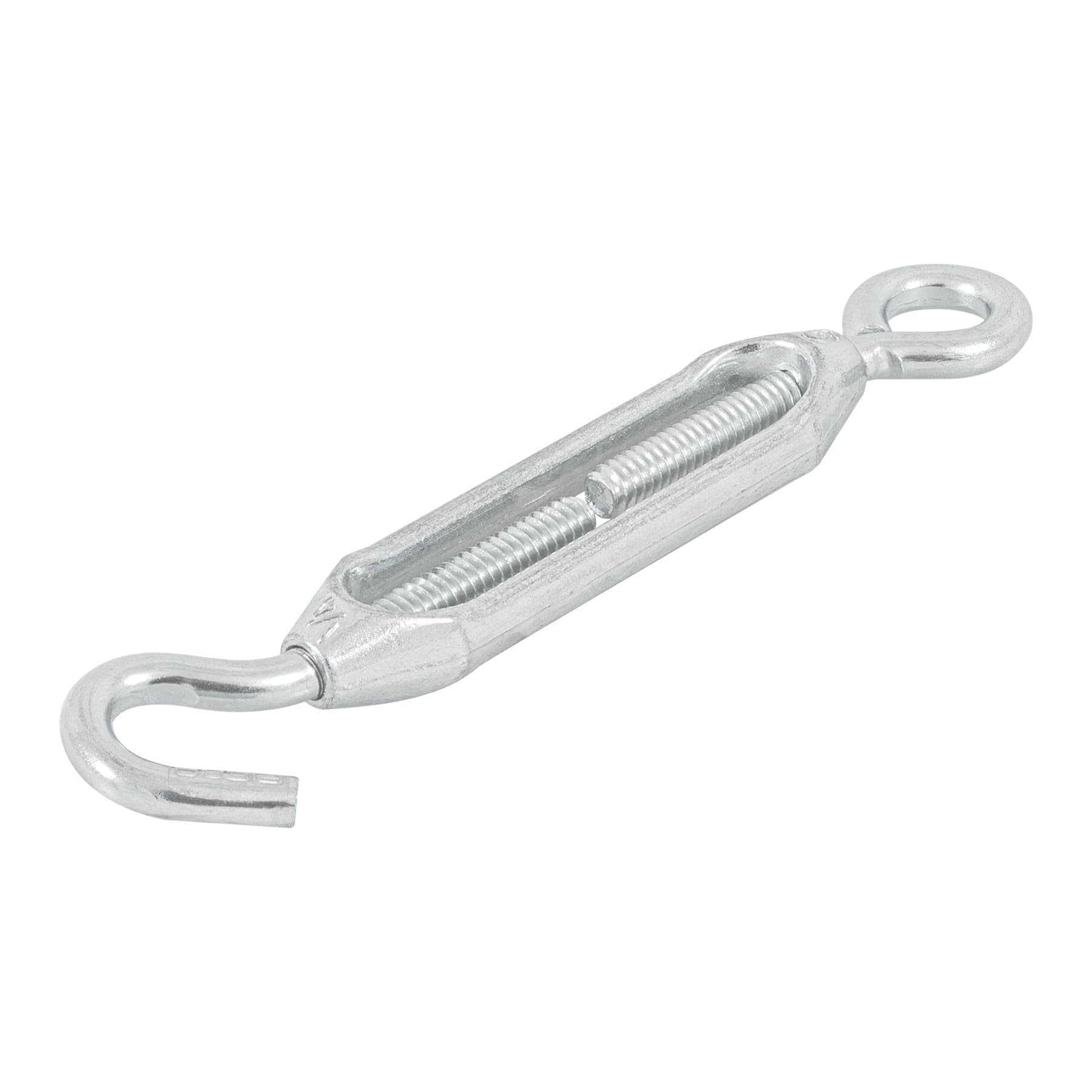 Tensor zinc, 1/4", gancho-argolla