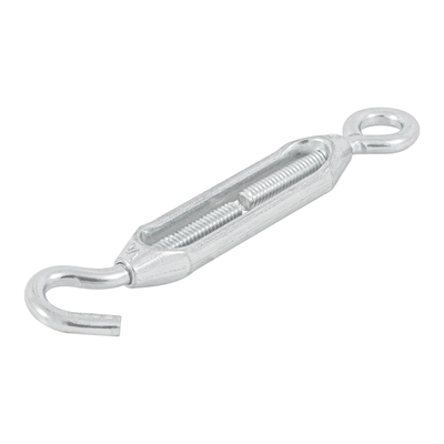 Tensor zinc, 1/4", gancho-argolla