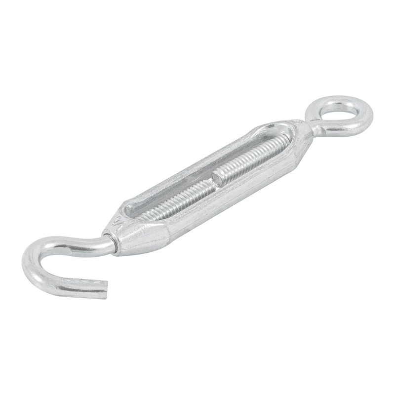 Tensor zinc, 1/4", gancho-argolla