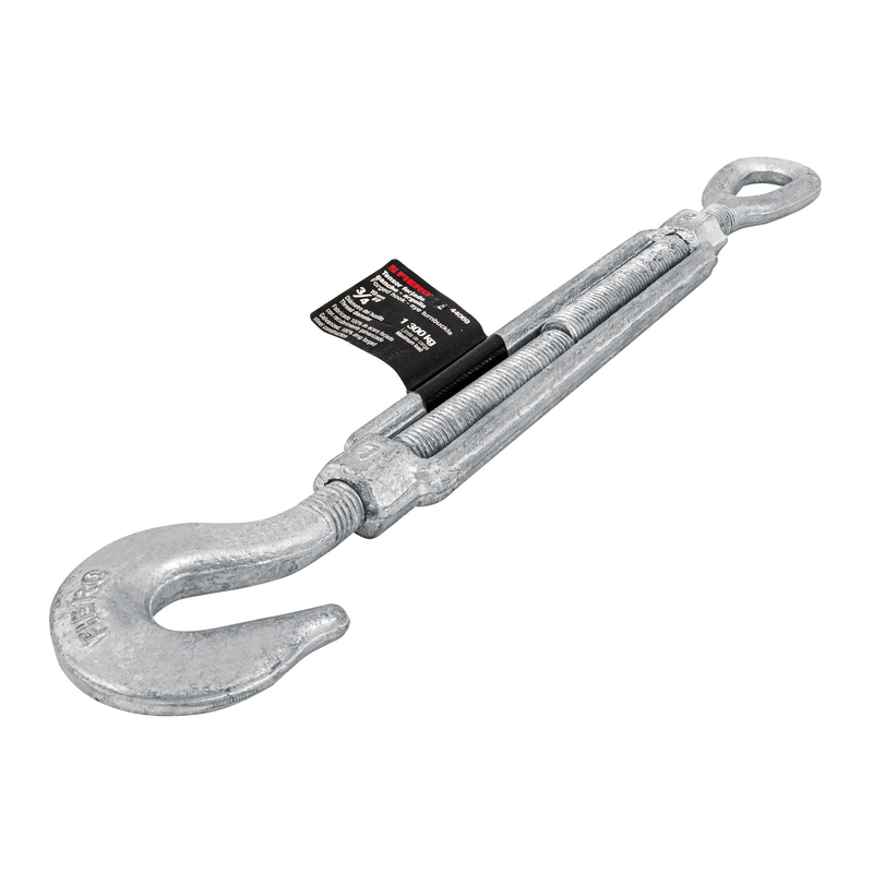 Tensor forjado,3/4",gancho-argolla