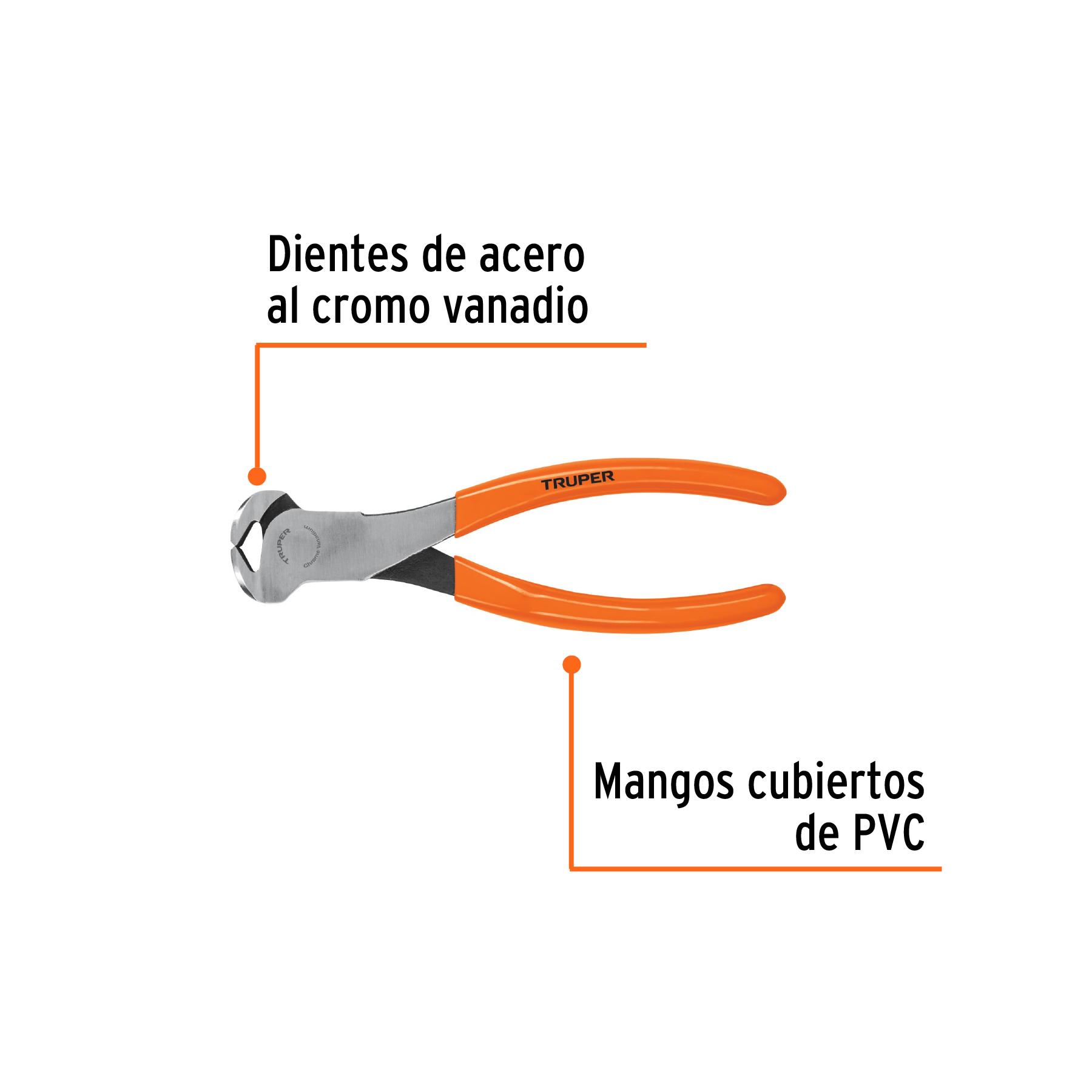 Tenaza plafonera industrial 6"
