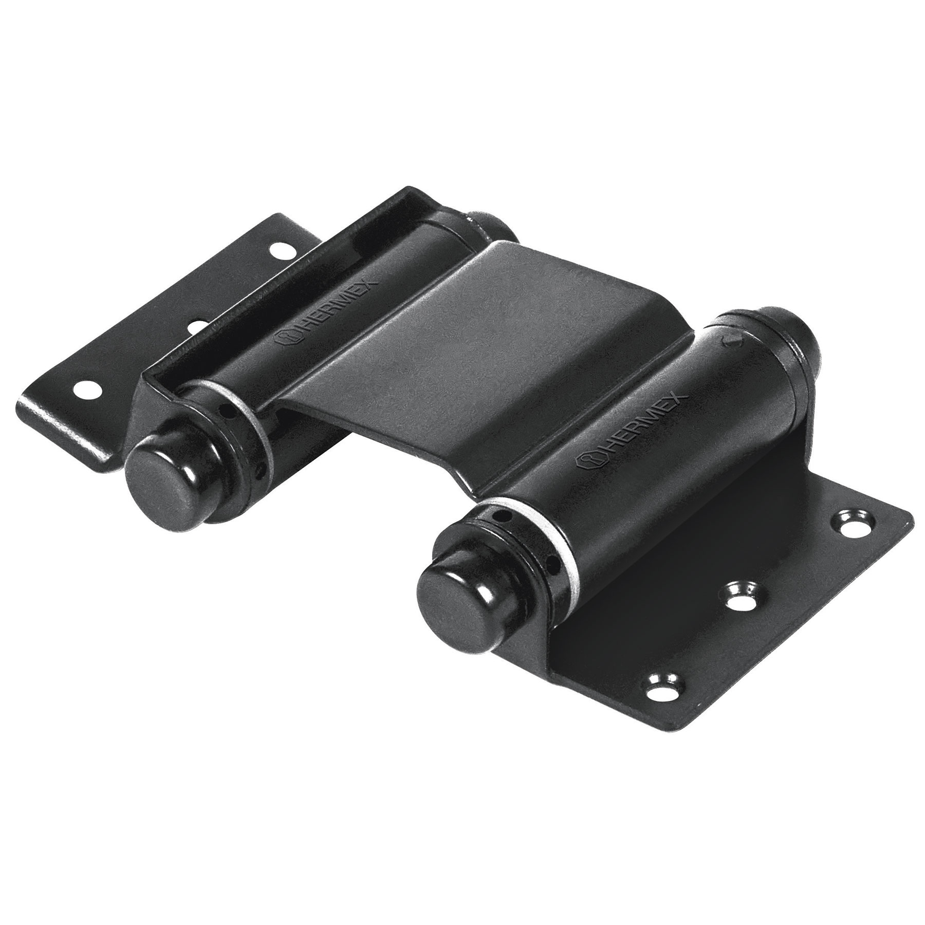 Bisagra doble acción 3", negra