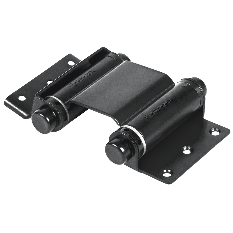 Bisagra doble acción 3", negra
