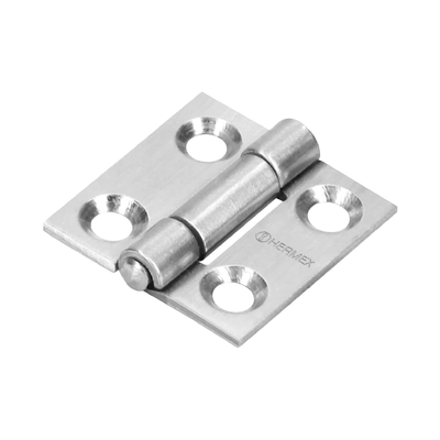 Bisagra rectangular 1", acero inoxidable