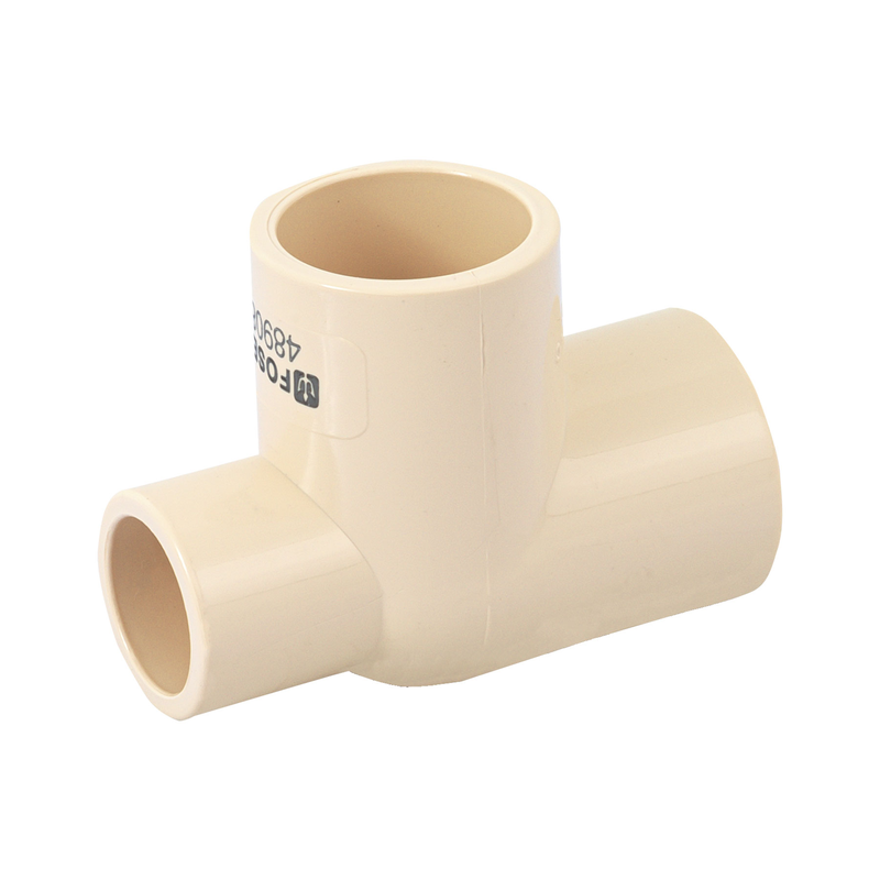 Tee reducida lateral de CPVC 3/4" x 1/2" x 3/4", FOSET