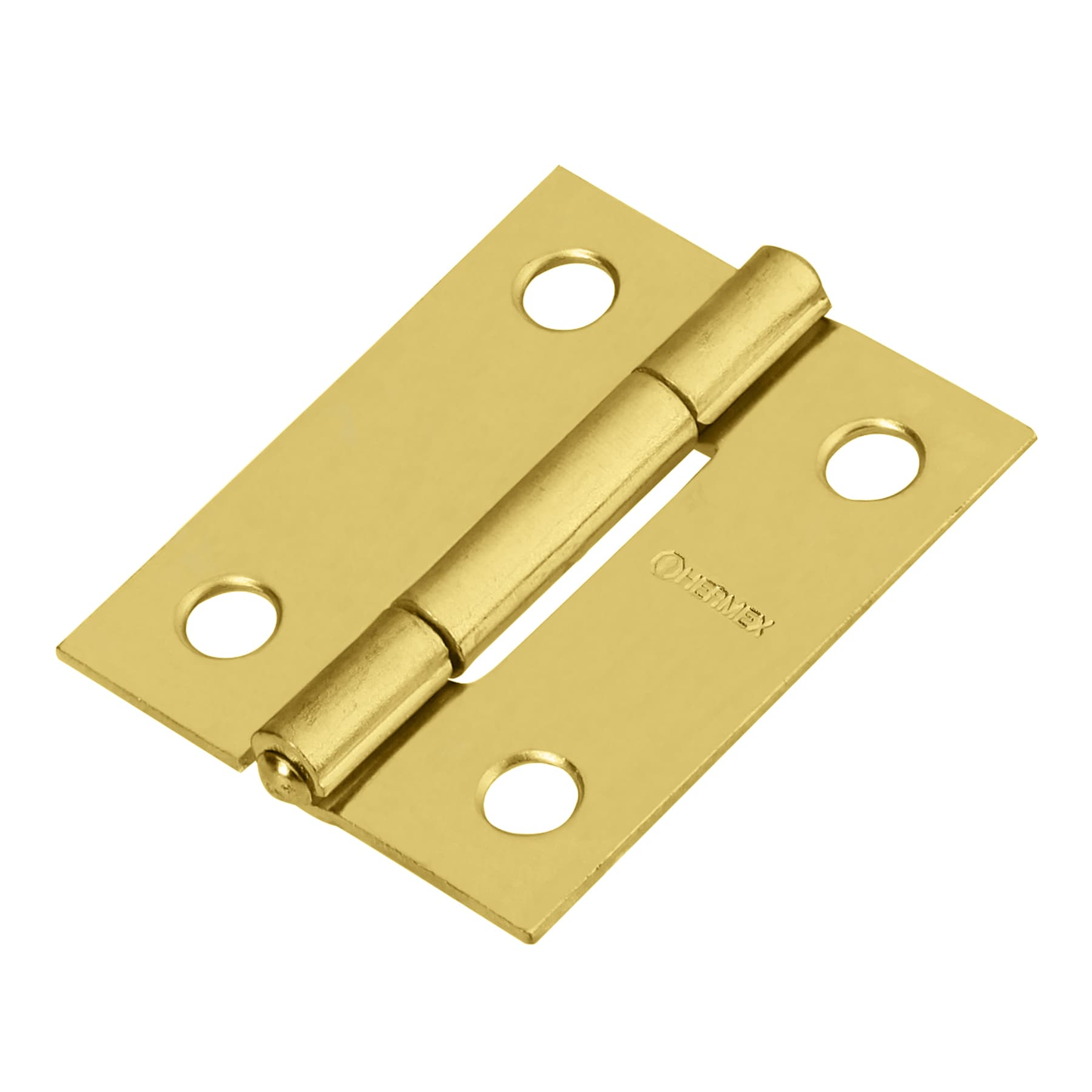 Bisagra rectangular 1-1/2",latón, blister con 2 pzas