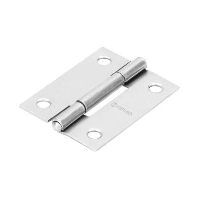 Bisagra rectangular 2", acero pulido