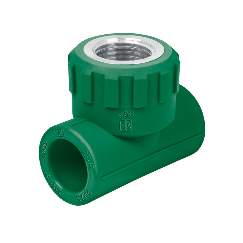 Tee de PPR, 1/2", 20mm, hembra
