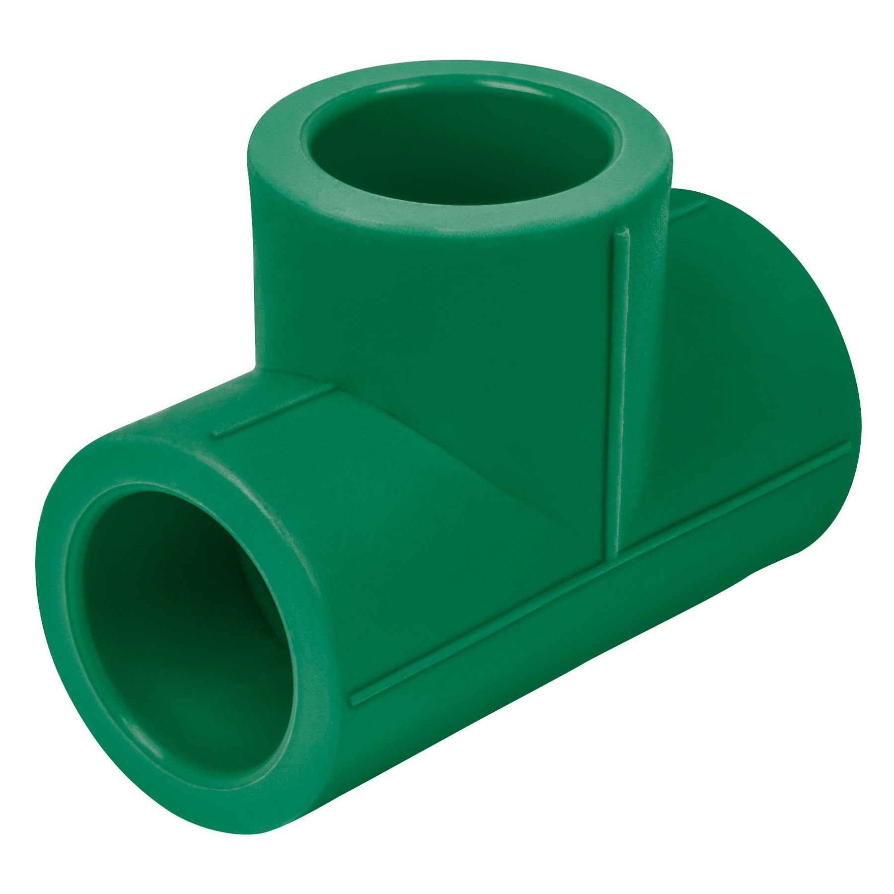 Tee de PPR sencilla, 3/4", 25mm